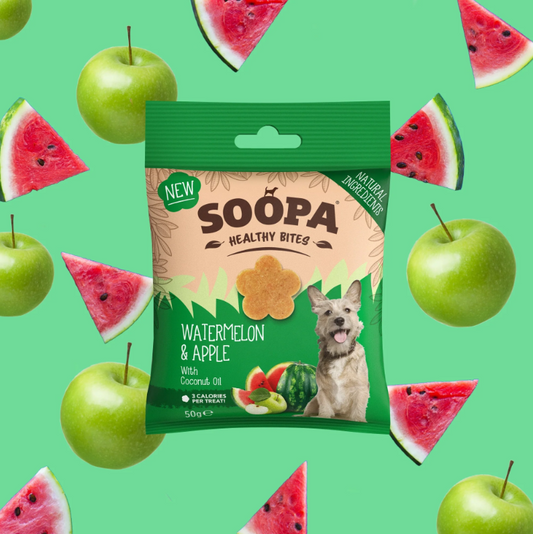 SOOPA Healthy Bites Vattenmelon &amp; Äpple 50 gr.