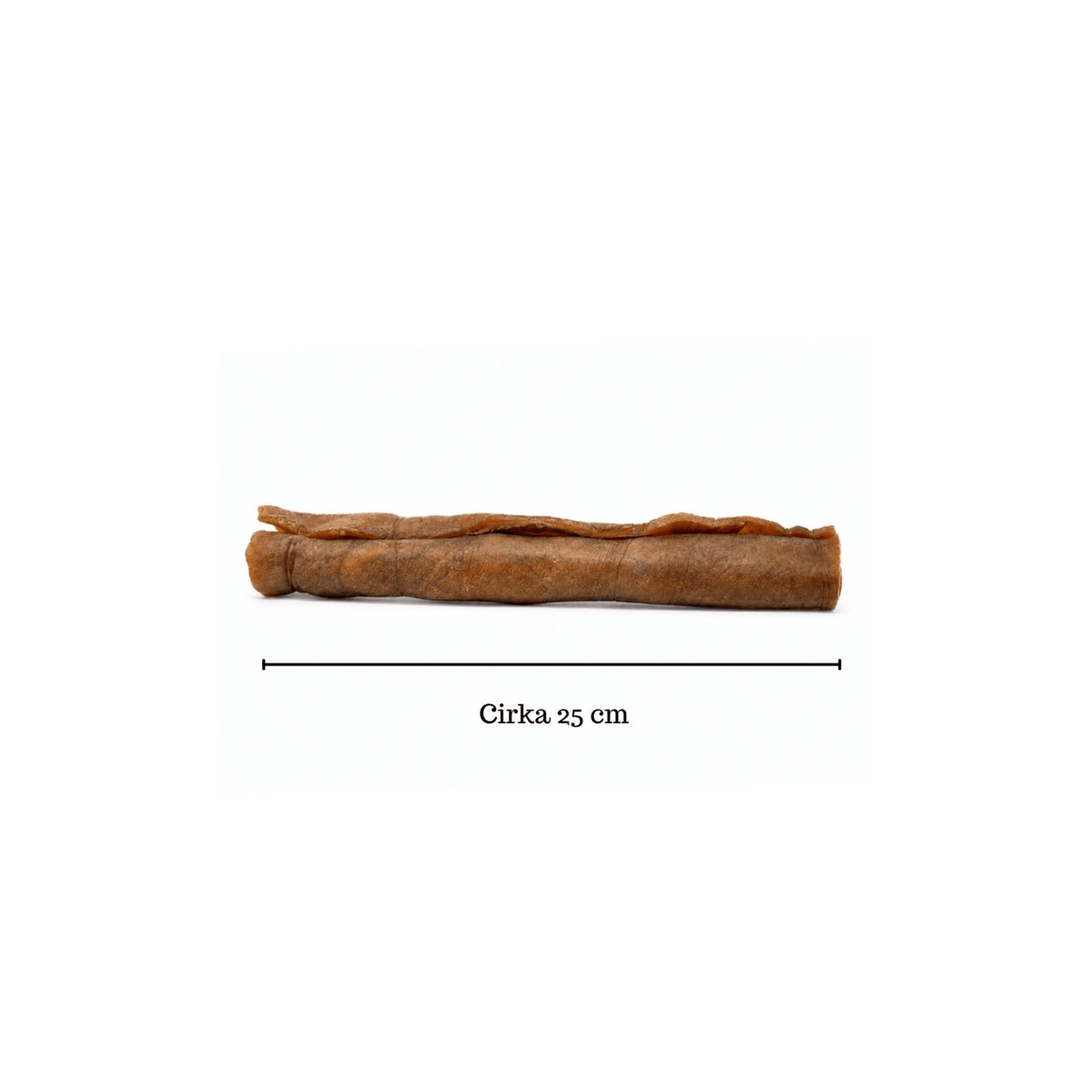 Snack'it Pandebraskrulle Hest Premium 25 cm tyggesnack af 100 procent hestehud til hund