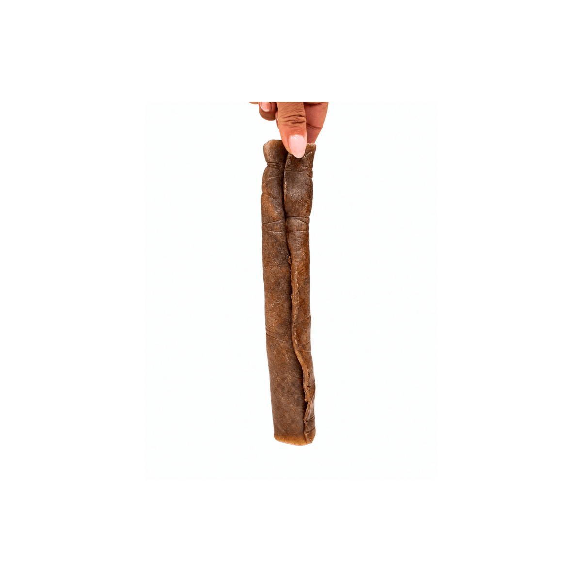 Snack'it Pandebraskrulle Hest Premium 25 cm tyggesnack af 100 procent hestehud til hund