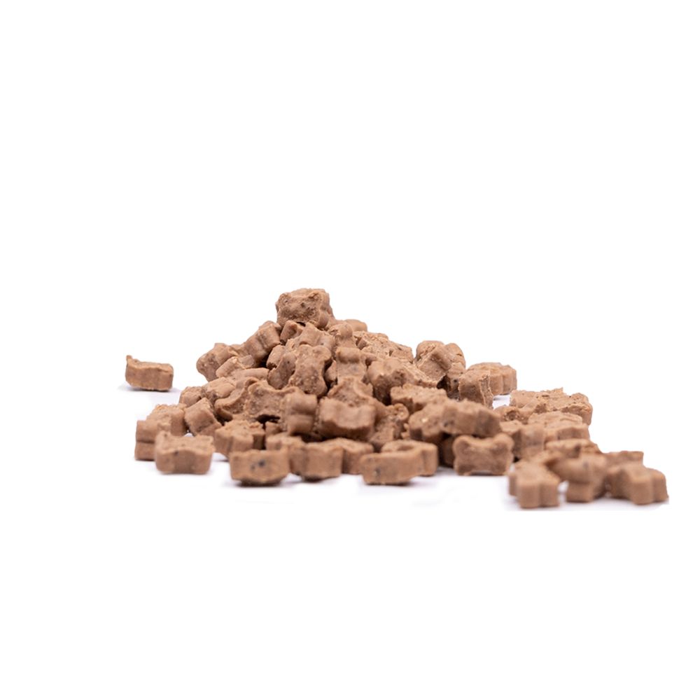 Snack'it Semi-Moist Mini Bones m. Laks 500 gr.(EU) - FjeldgaardShop.dk Kornfrie godbidder Snack'it