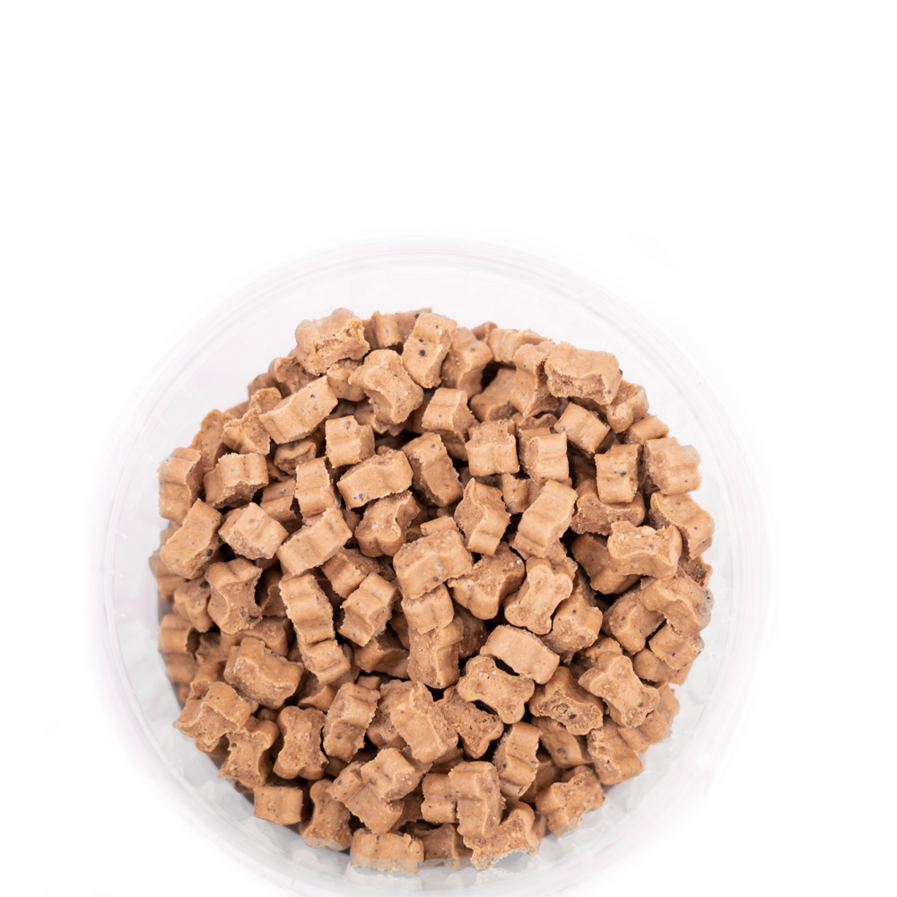 Snack'it Semi-Moist Mini Bones m. Laks 500 gr.(EU) - FjeldgaardShop.dk Kornfrie godbidder Snack'it