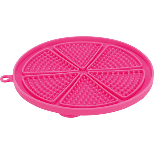 Lick'n'Snack mat w/suction pad silicone - Pink