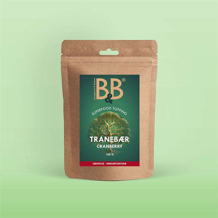 B&B Tranebær pulver 100 gr. by B&B