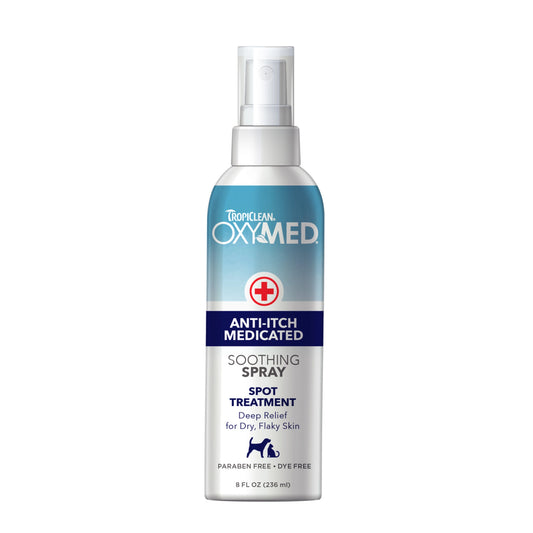 TropiClean Oxymed Anti-Itch Spray 236 ml.