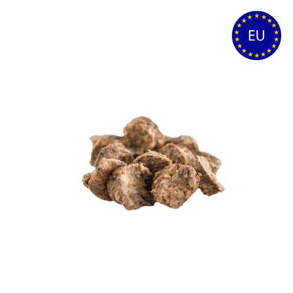 Snack'it Mini Laksebidder med torsk 100 gr.(EU) - FjeldgaardShop.dk Natursnacks Fisk Snack'it