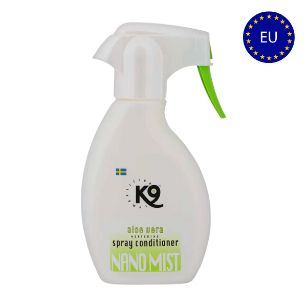K9 Nano Mist Spray Balm Aloe Vera 250 ml.(EU) - FjeldgaardShop.dk Plejeprodukter K9