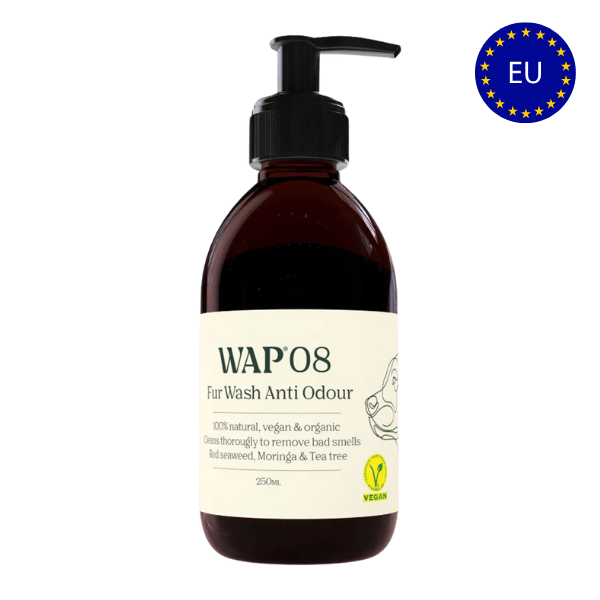 Wap 8: Fur Wash Anti Smell 250 ml.(EU) - FjeldgaardShop.dk Hundeshampoo & balsam WAP