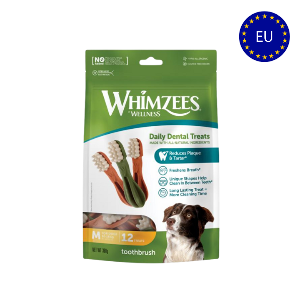 WHIMZEES Tyggeben - Tandbørste - Kornfri - FjeldgaardShop.dk Dental Sticks WHIMZEES