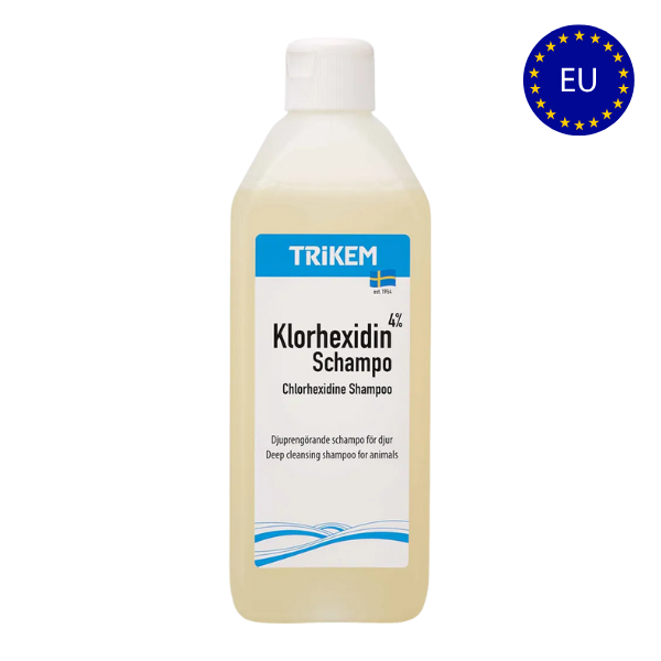 Pelspleje - Trikem klorhexidin shampoo 600 ml. - FjeldgaardShop.dk Sår & Sygdom Trikem