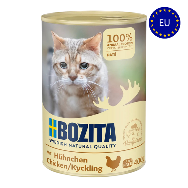 Bozita Cat Chicken paté 400 gr.(EU) - FjeldgaardShop.dk Vådfoder til katte Bozita
