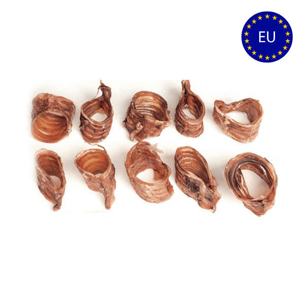 Snack'it Okseluftrør 200 gr. - Naturlige tyggeben til hunde - FjeldgaardShop.dk Natursnacks Okse Snack'it