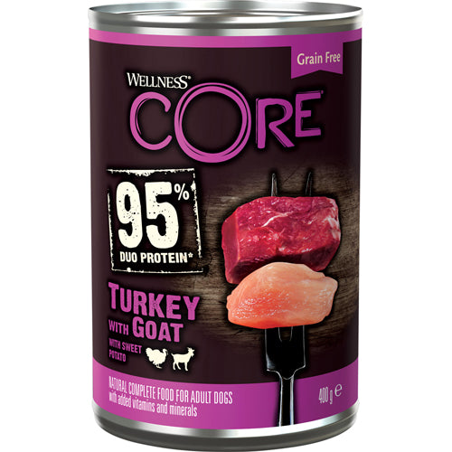 CORE 95 Singleprotein Turkey & goat - 400 gr.