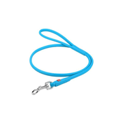 Waudog rundsyet læder førerline – 122 cm /6 mm – Blå by Wauwdog