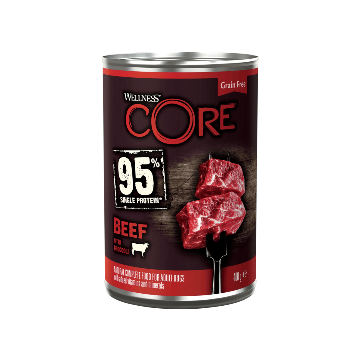 Wellness CORE 95 Oksekød med broccoli 400 g