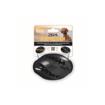 Zeus ChewChasers Treat Rugby Ball sort aktiveringslegetøj i naturgummi til hund