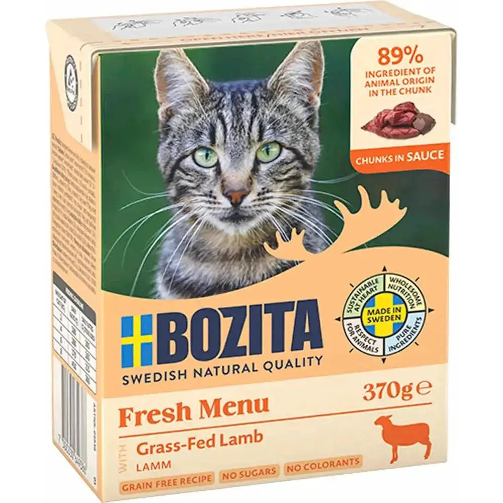 Vådfoder - Bozita Kat - med Lam i Sauce 370 gr. by Bozita