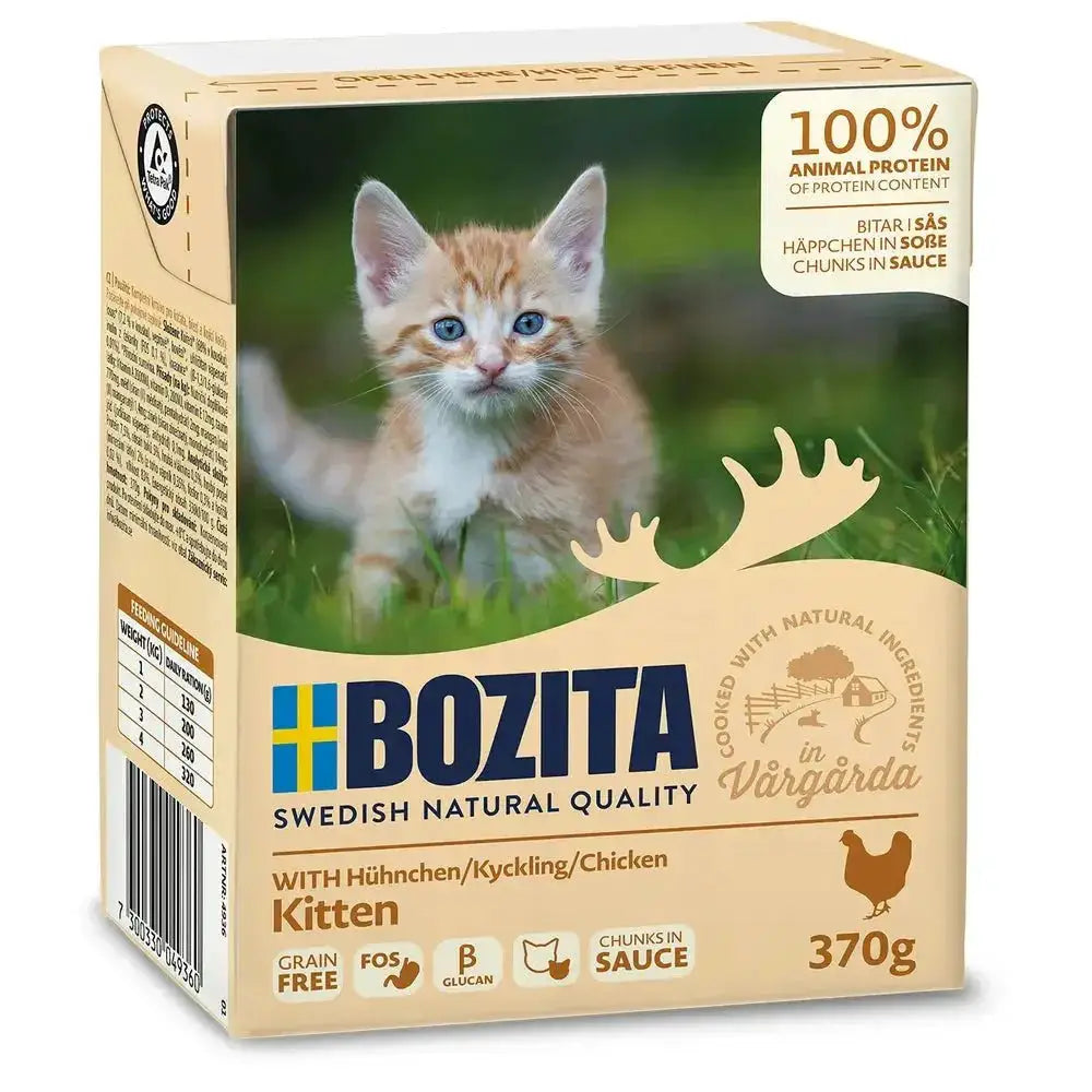 Bozita Kitten - med Kylling i sauce 370 gr. Kornfri by Bozita