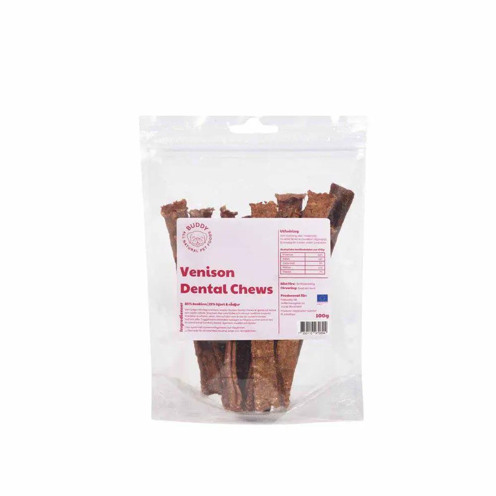 Buddy Okse & Vildtkød Dental Chews 100 gr. by Buddy