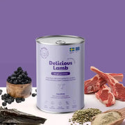 Vådfoder - Buddy Delicious Lamb 400 gr. Kornfri - FjeldgaardShop.dk Vådfoder/dåsefoder til hunde Buddy