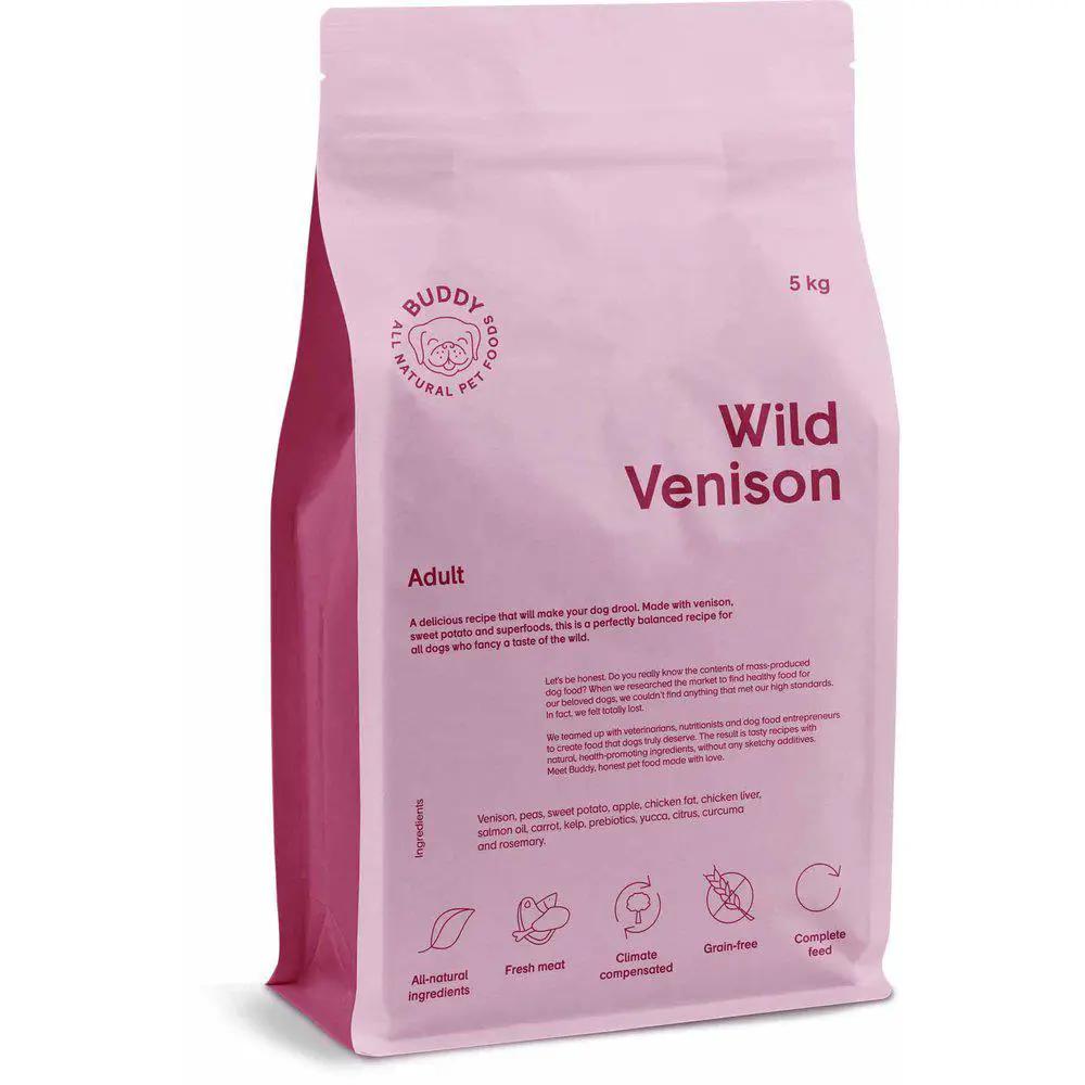 Buddy hundefoder med Wild Venison by Buddy