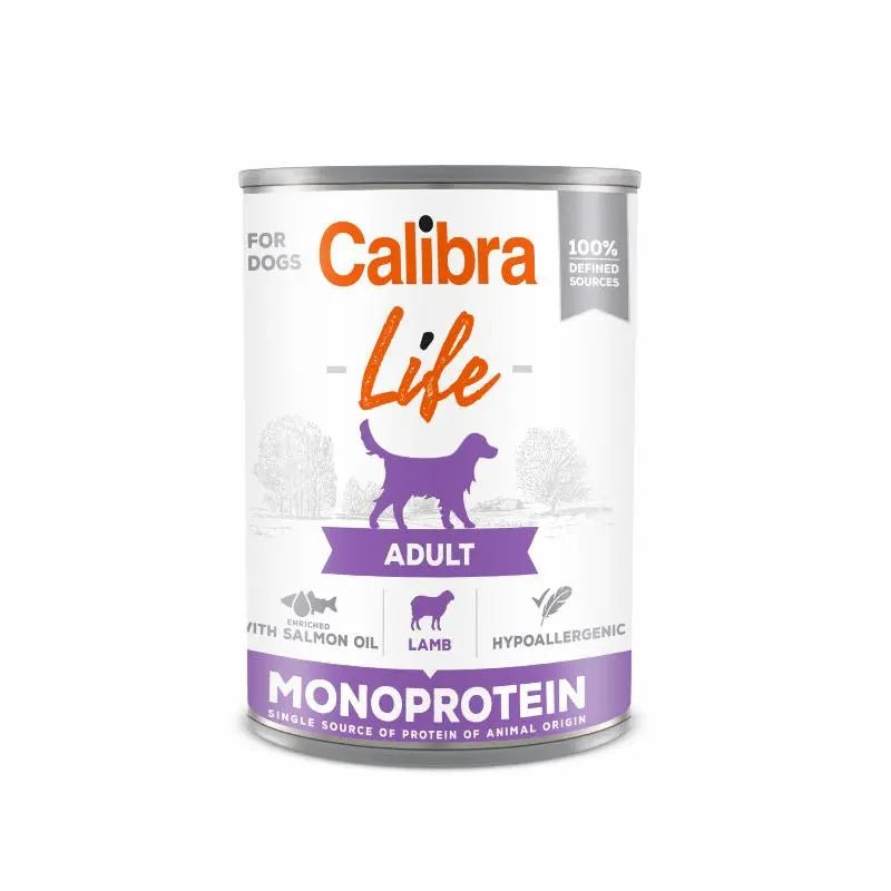 Vådfoder - Calibra Dog Adult Monoprotein Lamb 400 gr. - FjeldgaardShop.dk Vådfoder/dåsefoder til hunde Calibra