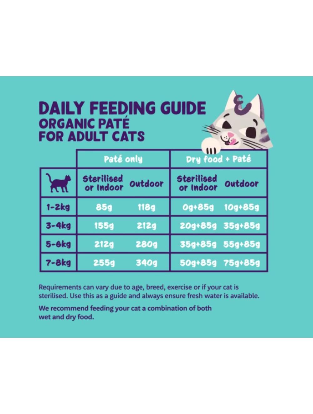 Edgard & Cooper Kat Adult Paté Øko Kalkun 85 gr.