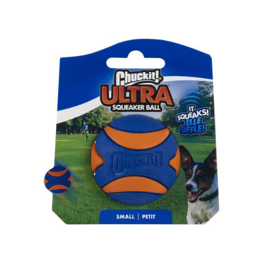 Chuckit Ultra Squeaker Bold - Udgår - FjeldgaardShop.dk Hundelegetøj Chuckit