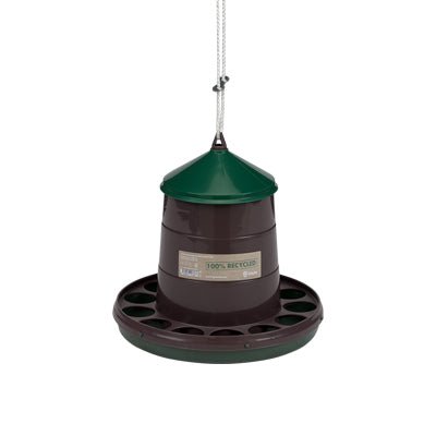 Foderautomat fjerkræ til 2 kg foder. 100% genbrugsplast. - FjeldgaardShop.dk Tilbehør til fjerkræ Vilofarm