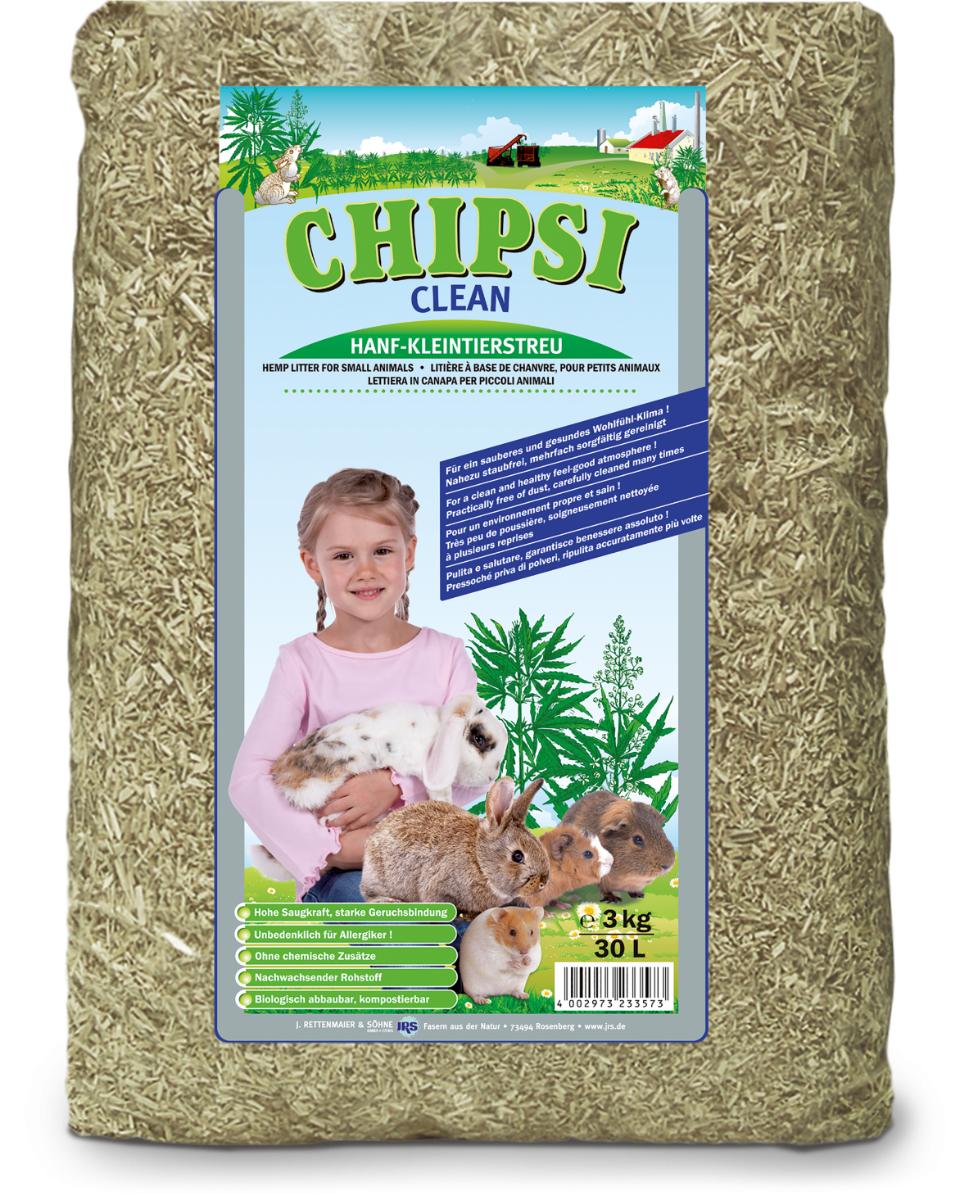 Chipsi Clean Hemp strö 3 kg. är raderad