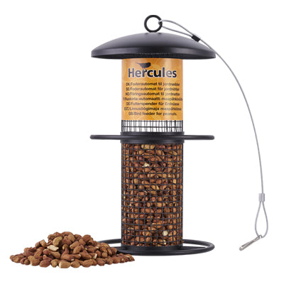 Automatic feeder for peanuts black - 26 cm.