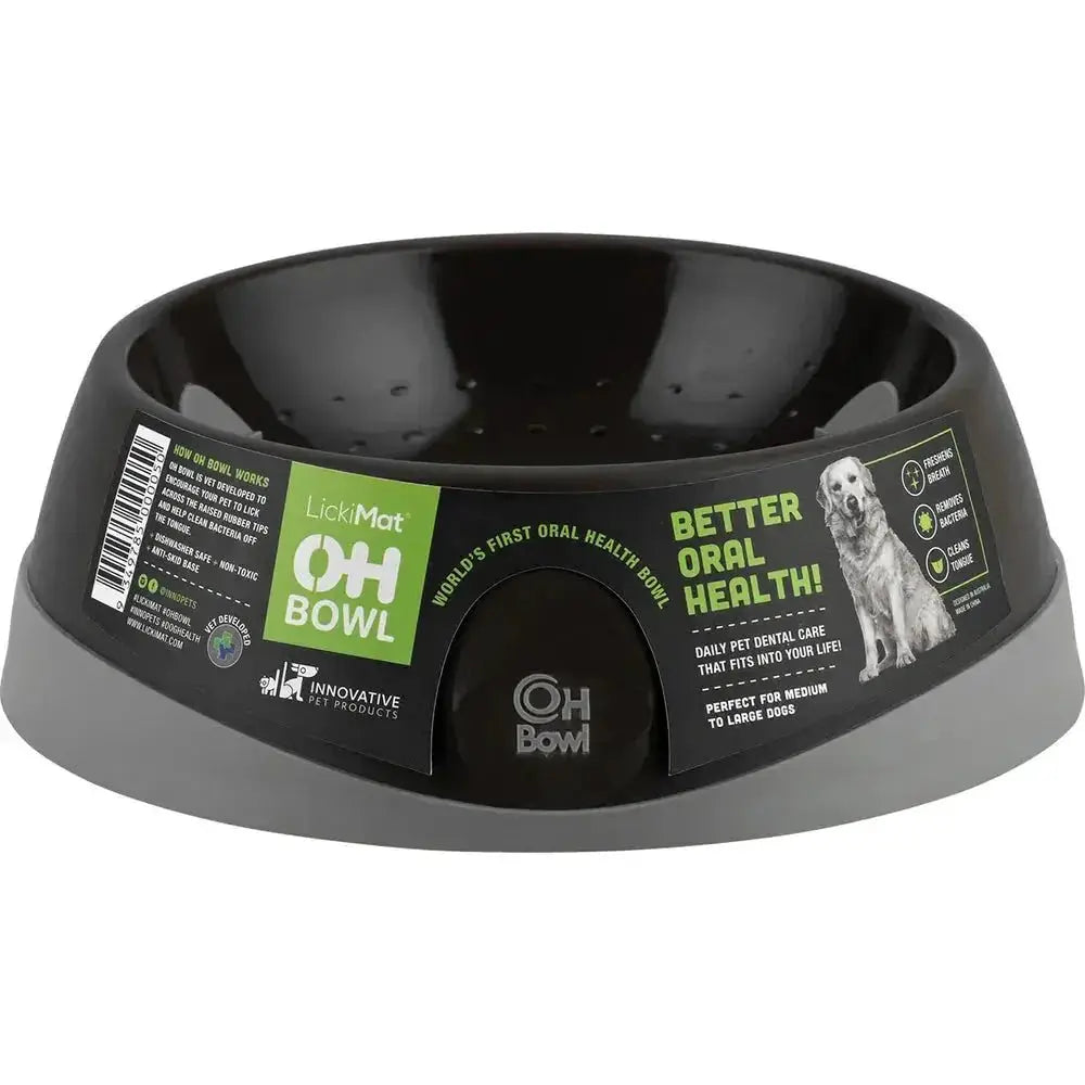 Hundeskål Lickimat Oral Hygiene Bowl Medium Sort by Lickimat