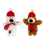 KONG Cat Holiday Softies Bear -Assorteret farve - udgår by Fjeldgaard Shop DK