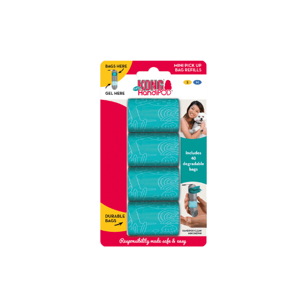 Kong HandiPOD Mini Pick up bag refills - udgår - FjeldgaardShop.dk Hundeposer & dispensere KONG