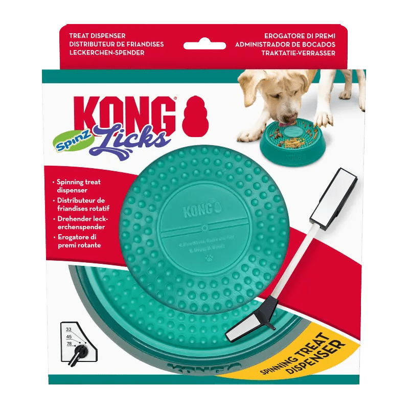 KONG Licks Spinz- udgår - FjeldgaardShop.dk Slikkemåtter KONG