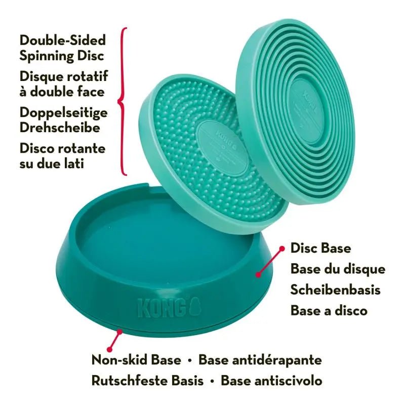 KONG Licks Spinz- udgår - FjeldgaardShop.dk Slikkemåtter KONG