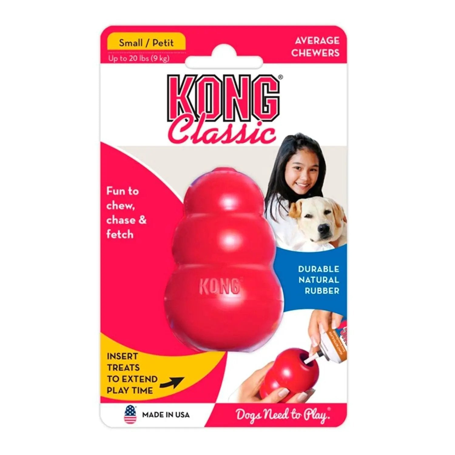 KONG Original Classic Rød by KONG