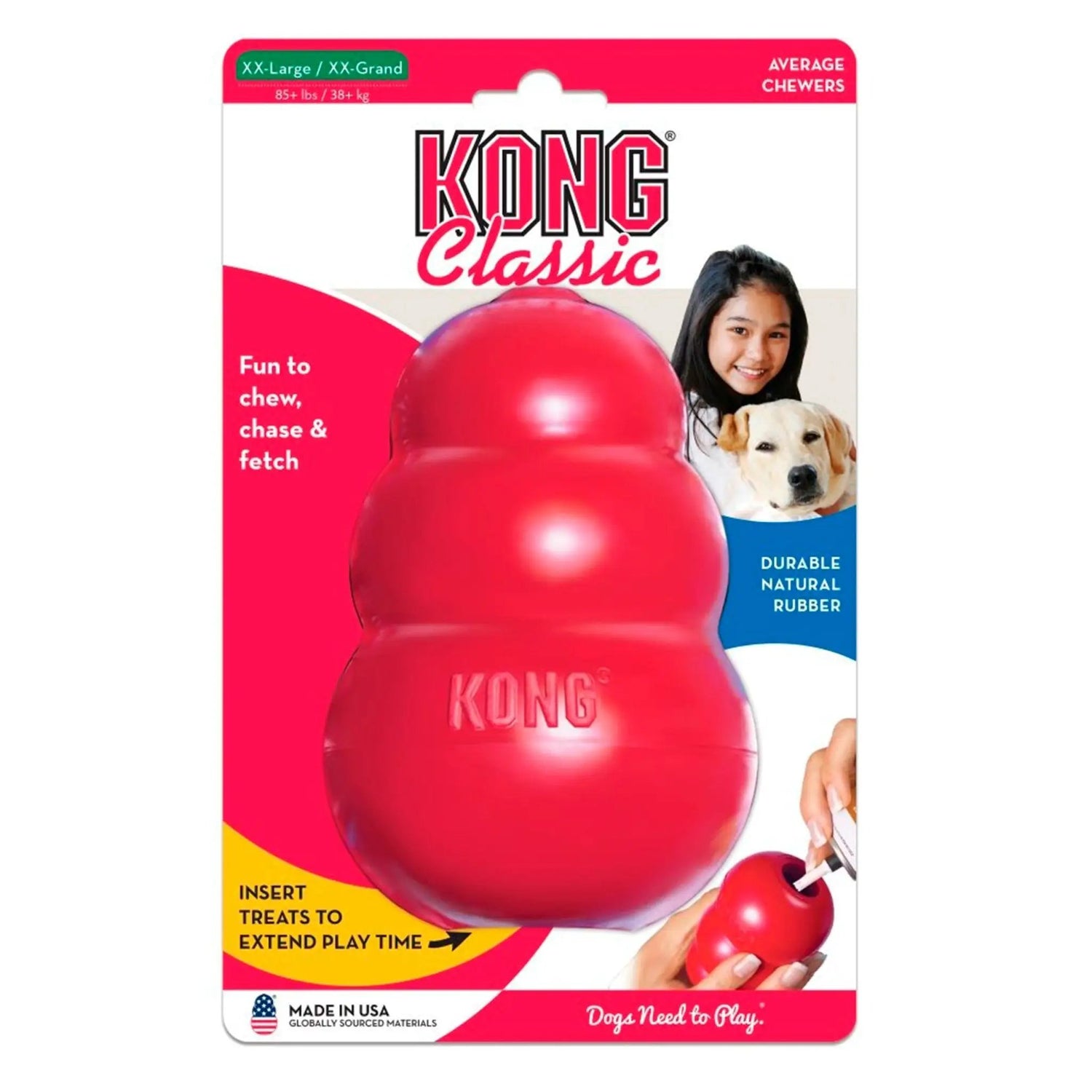KONG Original Classic Rød by KONG