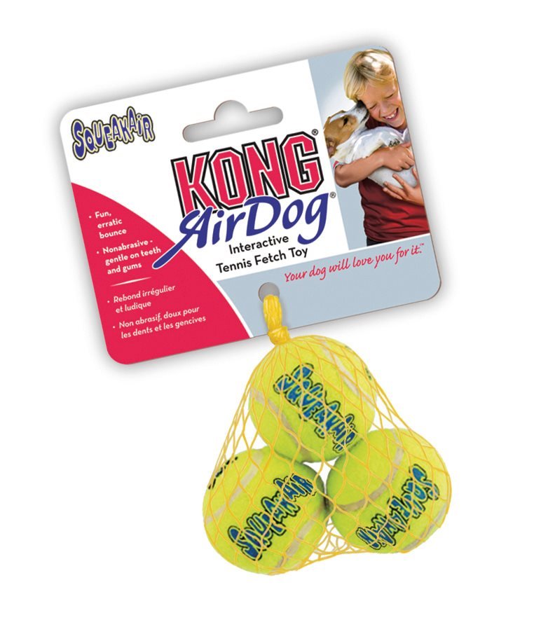 KONG SqueakAir Bold til Hunde - FjeldgaardShop.dk Hundelegetøj KONG