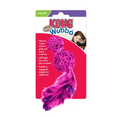 KONG Wubba Wicker Assorteret farve by KONG