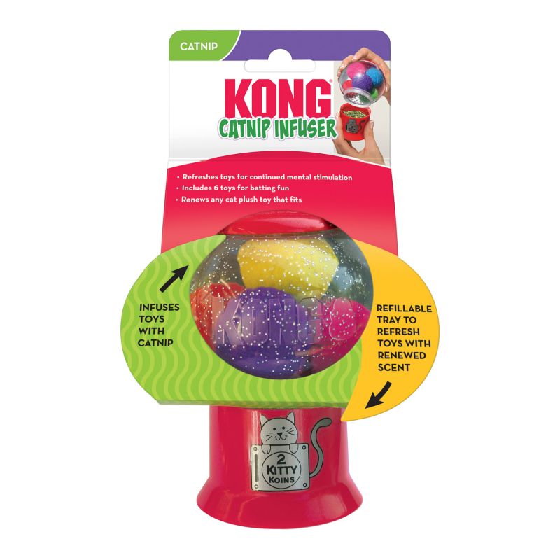Kong Catnip Infuser - udgår - FjeldgaardShop.dk Kattelegetøj med catnip KONG