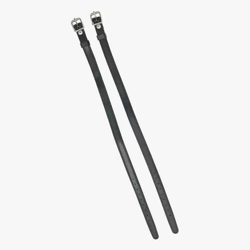 LeMieux Sporeremme gummi - sort - 18 inch by LeMieux