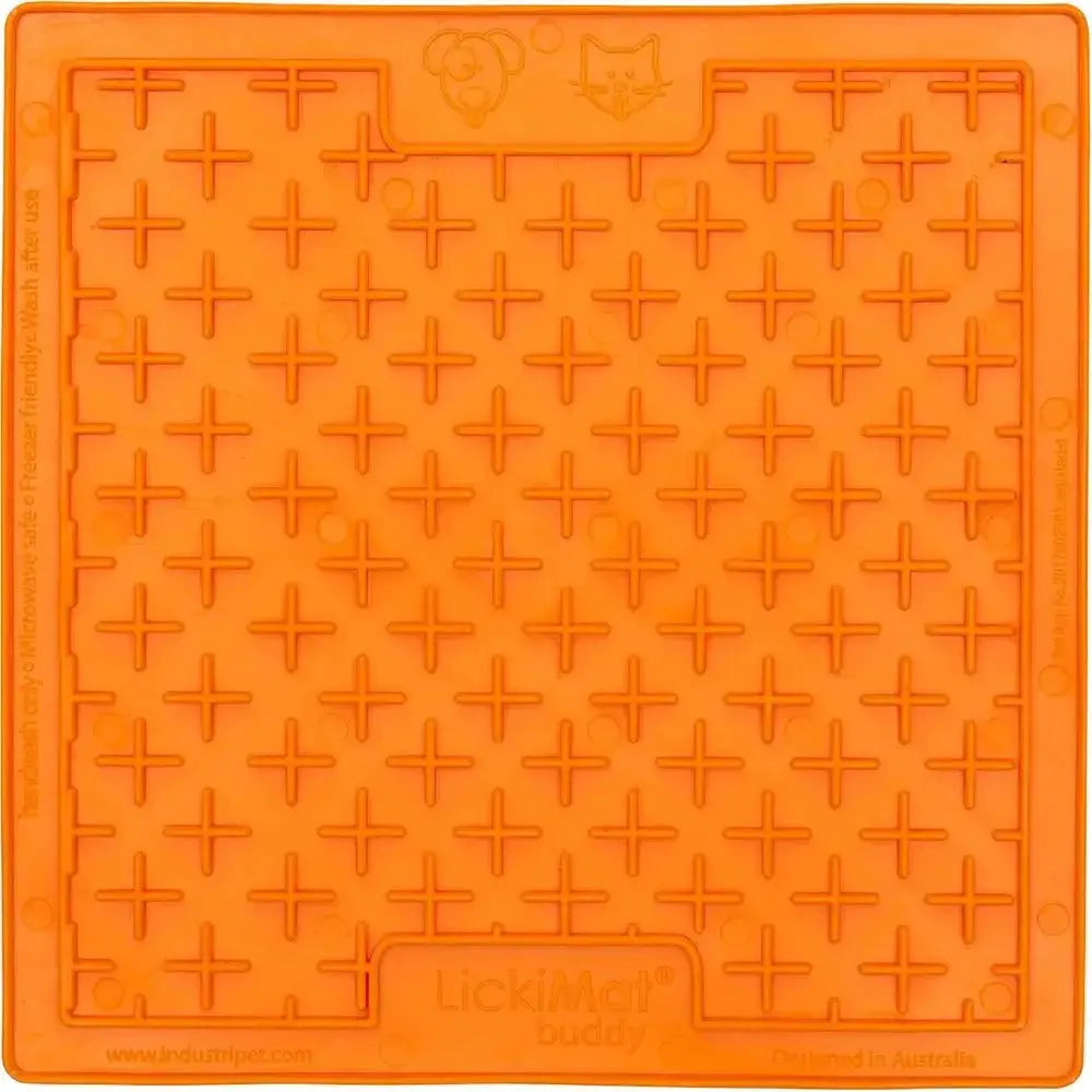 Lickimat Buddy Orange Small 20x20 cm. by Lickimat