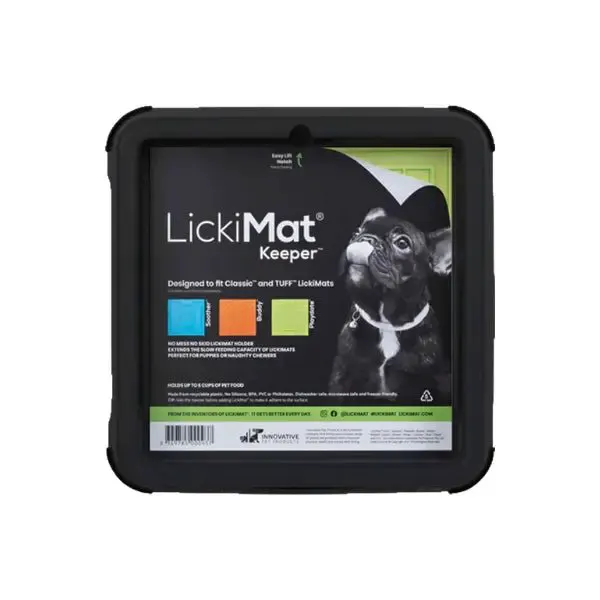 Lickimat Keeper Black (klassisk & Tough) by Lickimat