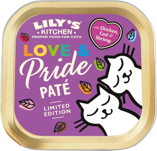 Lilys K Pride pate med kylling rejer og torsk - 85 gr.