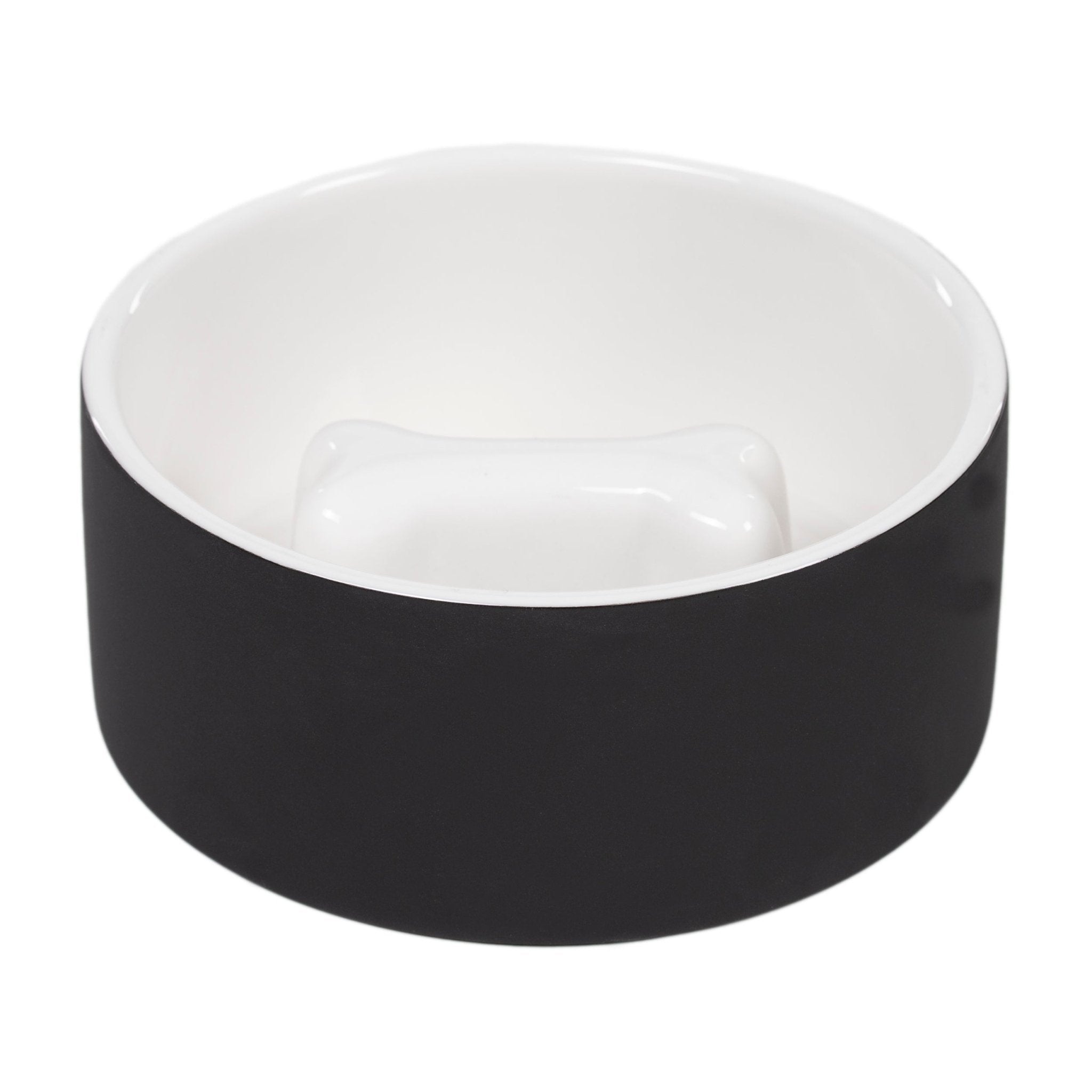 PAIKKA Slow Feed Bowl – Sort - FjeldgaardShop.dk Hundeskåle & foderautomater Paikka