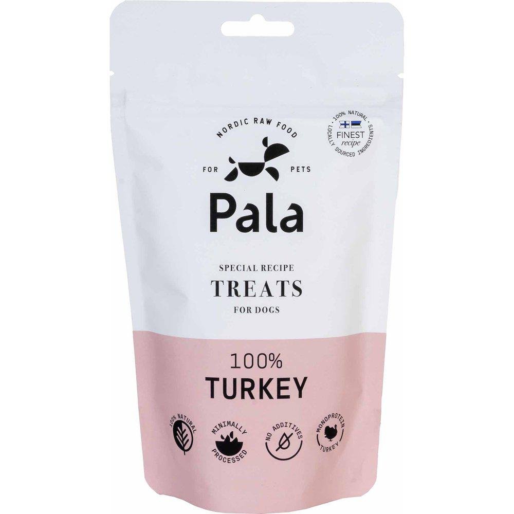 Pala Treats 100% Kalkun 100 gr.(EU) - FjeldgaardShop.dk Godbidder & snacks til hunde Pala