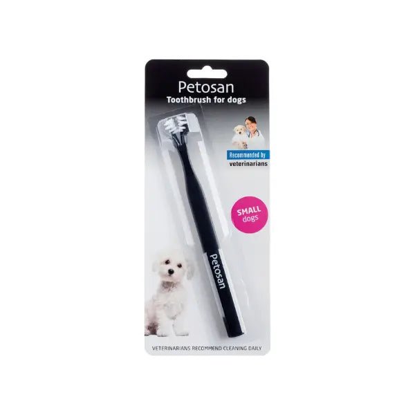 Hundetandbørste - Petosan dobbelthoved tandbørste - FjeldgaardShop.dk Mund øre & øjenpleje Petosan