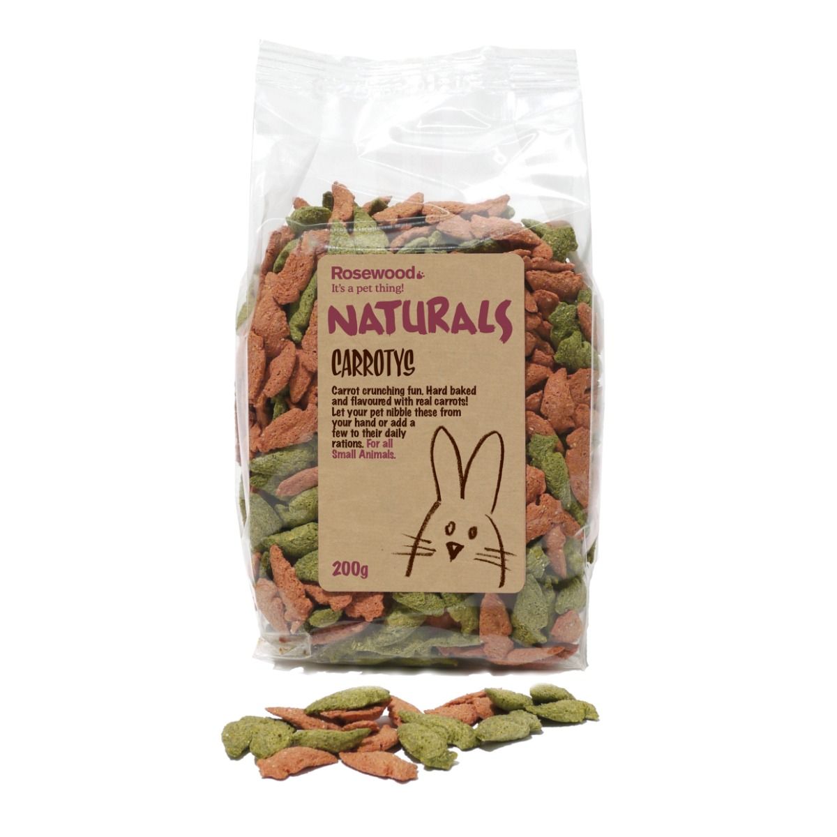 RoseWood Carrotys snacks 200 gr.