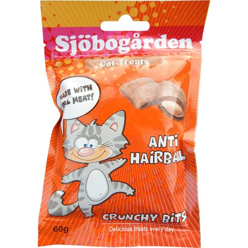 Sjöbogårdens Katt Snacks Kuddar Anti-hårboll 60 gr.