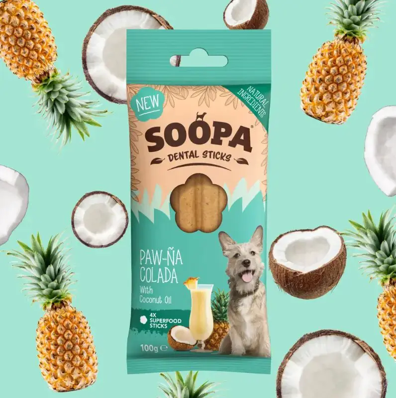 SOOPA Dental Sticks Paw-Na Colada 100 gr. by SOOPA